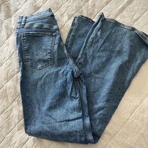 Abercrombie Curve Love Ultra High Rise Flare Jeans